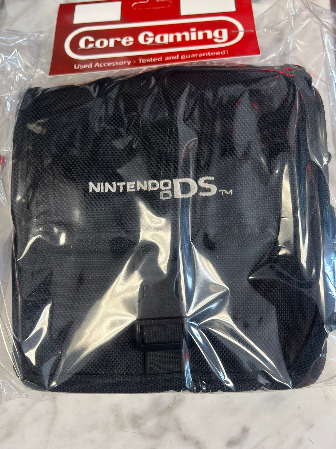 Nintendo DS Official Medium Sized Black Carry Case Black/Gray UA6226