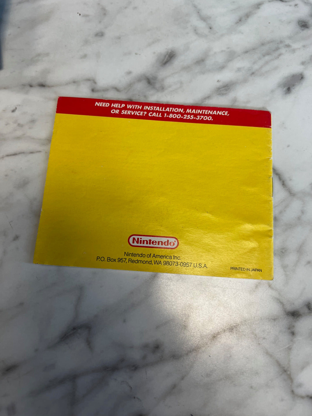 Yoshi NES Original Nintendo MANUAL ONLY MO82625