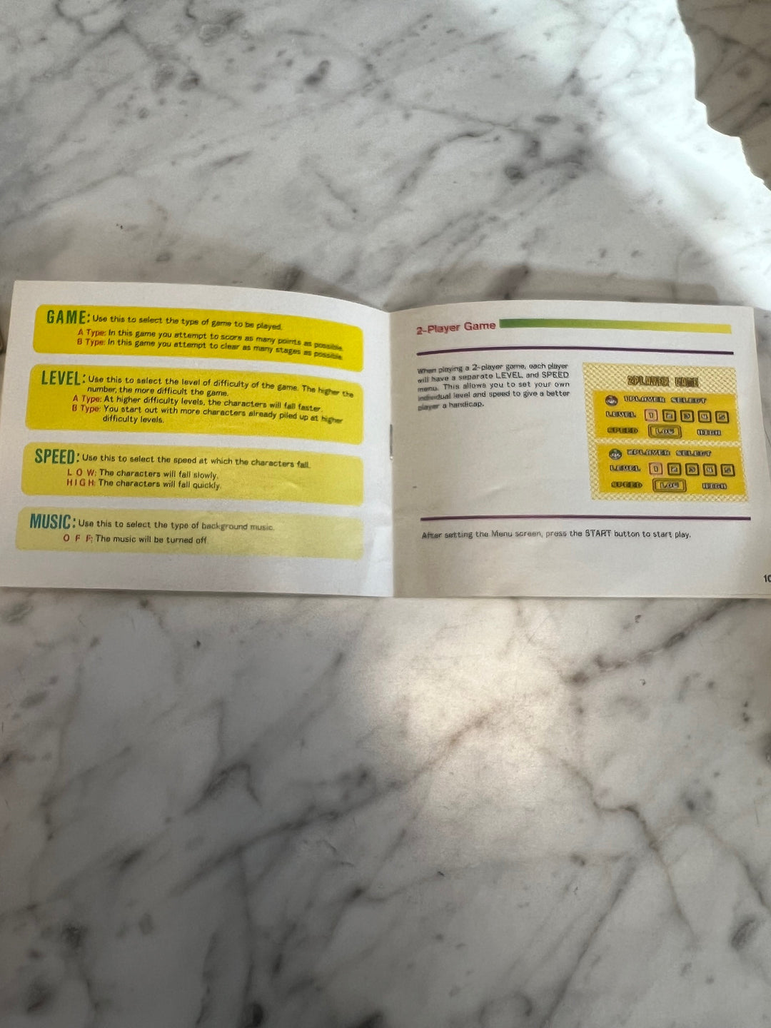 Yoshi NES Original Nintendo MANUAL ONLY MO82625