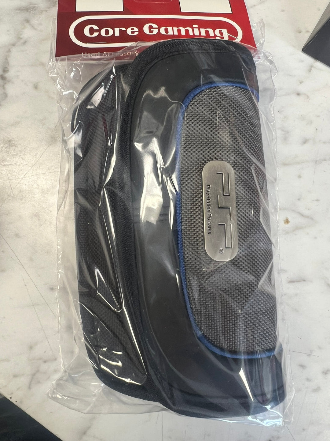 PSP Playstation Portable Official Soft Carry Case Black/Blue/Silver UA6226