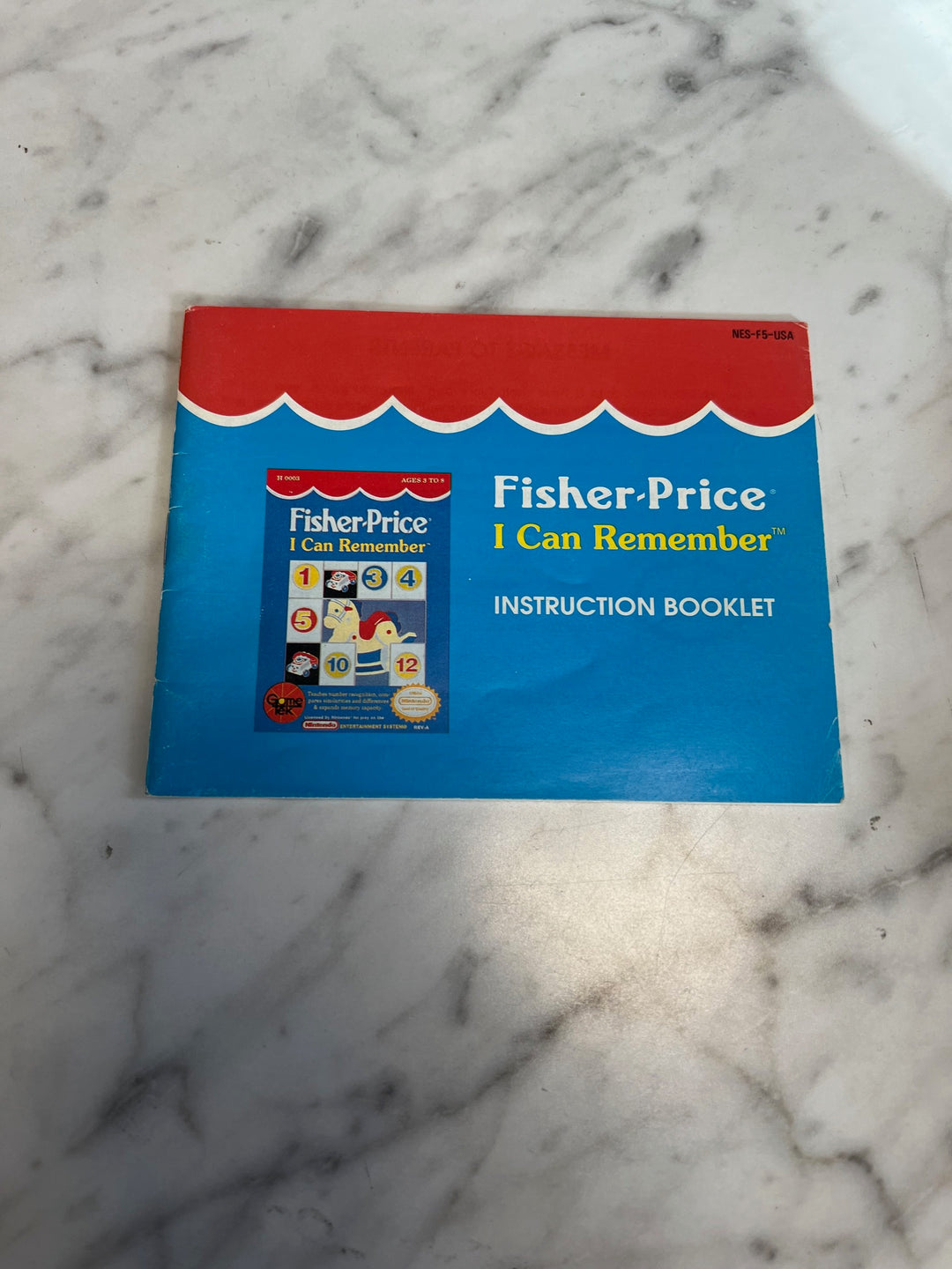 Fisher Price I Can Remember NES Original Nintendo MANUAL ONLY MO82625