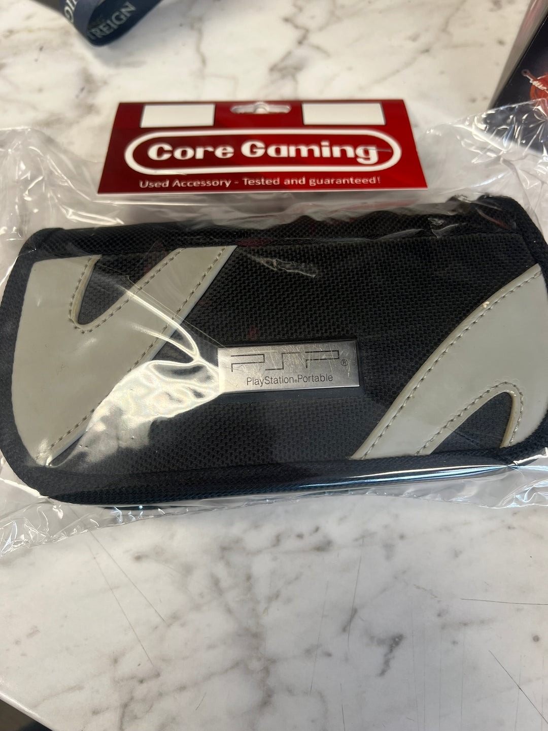 PSP Playstation Portable Official Soft Carry Case Black/Gray UA6226