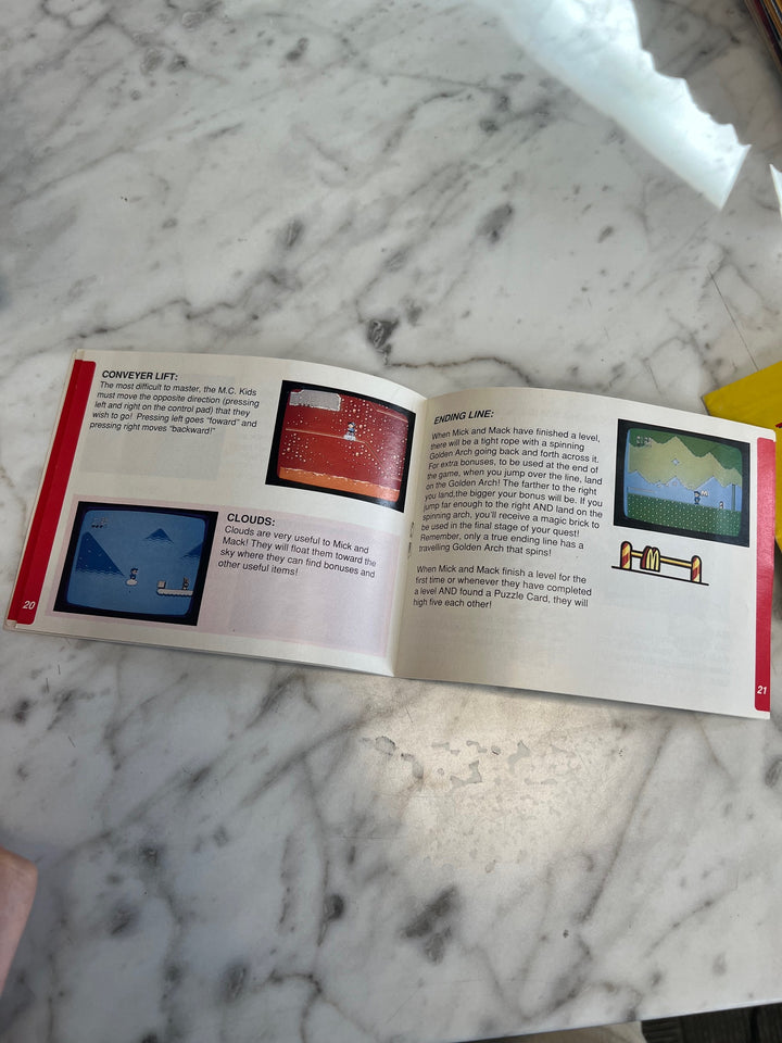 M.C. Kids NES Original Nintendo MANUAL ONLY MO82625