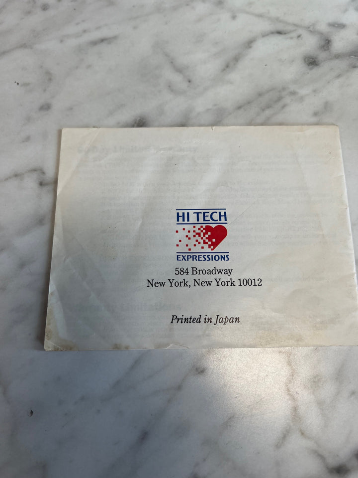 Sesame Street Big Bird's Hide & Speak NES Original Nintendo MANUAL ONLY MO82625