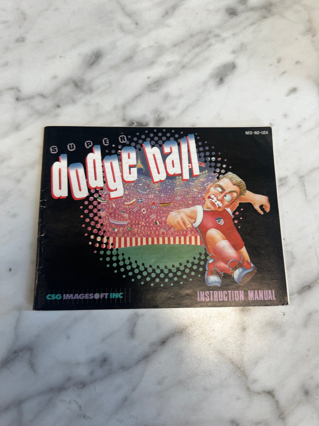 Super Dodge Ball NES Original Nintendo MANUAL ONLY MO82625