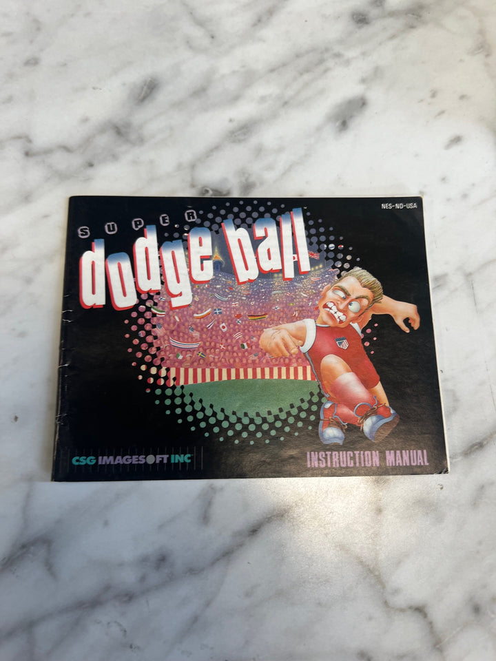 Super Dodge Ball NES Original Nintendo MANUAL ONLY MO82625