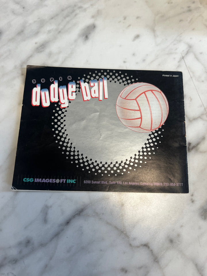Super Dodge Ball NES Original Nintendo MANUAL ONLY MO82625