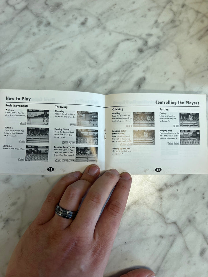 Super Dodge Ball NES Original Nintendo MANUAL ONLY MO82625