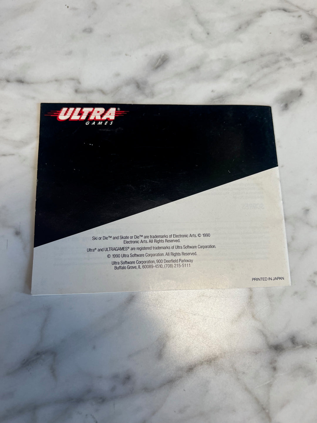 Ski Or Die NES Original Nintendo MANUAL ONLY MO82625