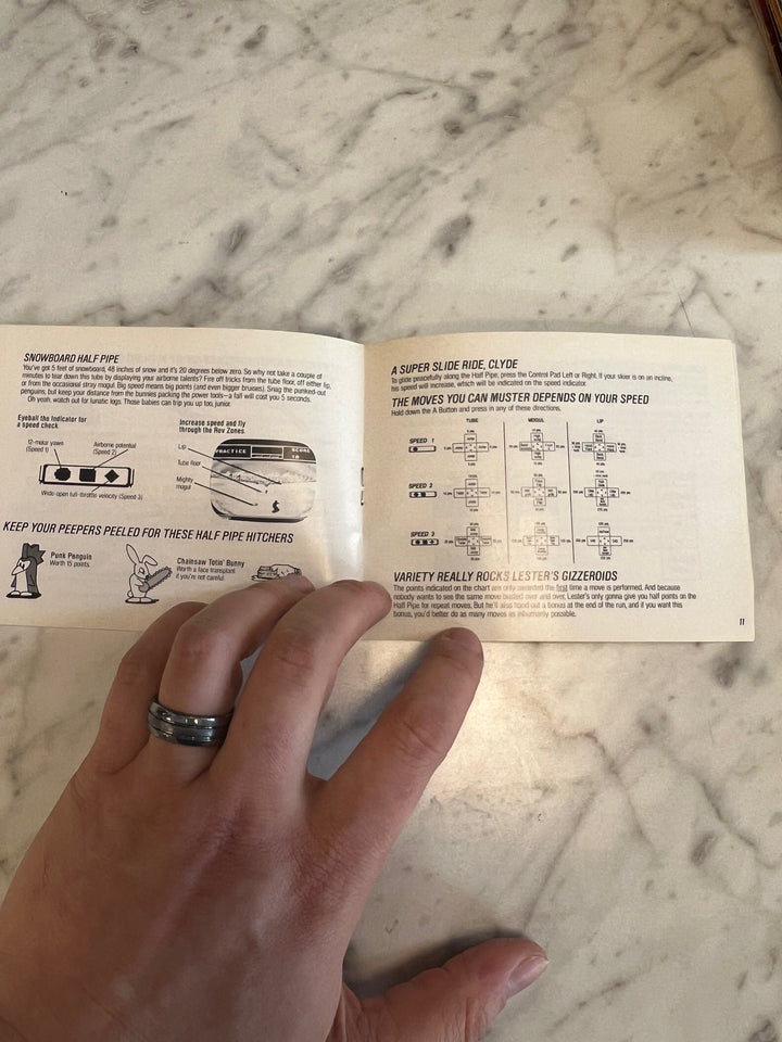 Ski Or Die NES Original Nintendo MANUAL ONLY MO82625