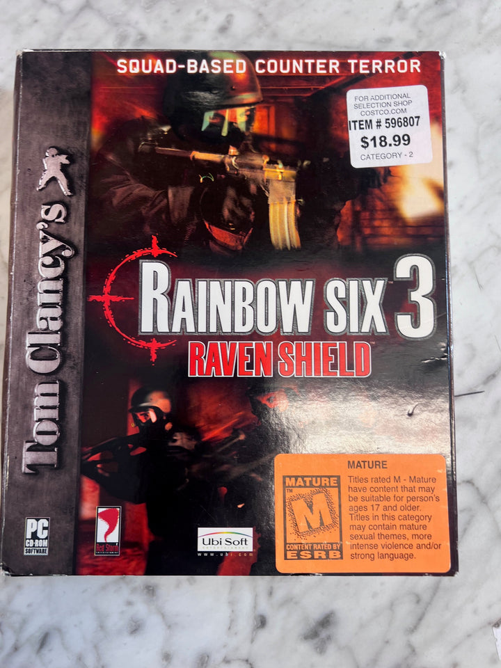 Rainbow Six Raven Shield Big Box PC CD-ROM PC121025