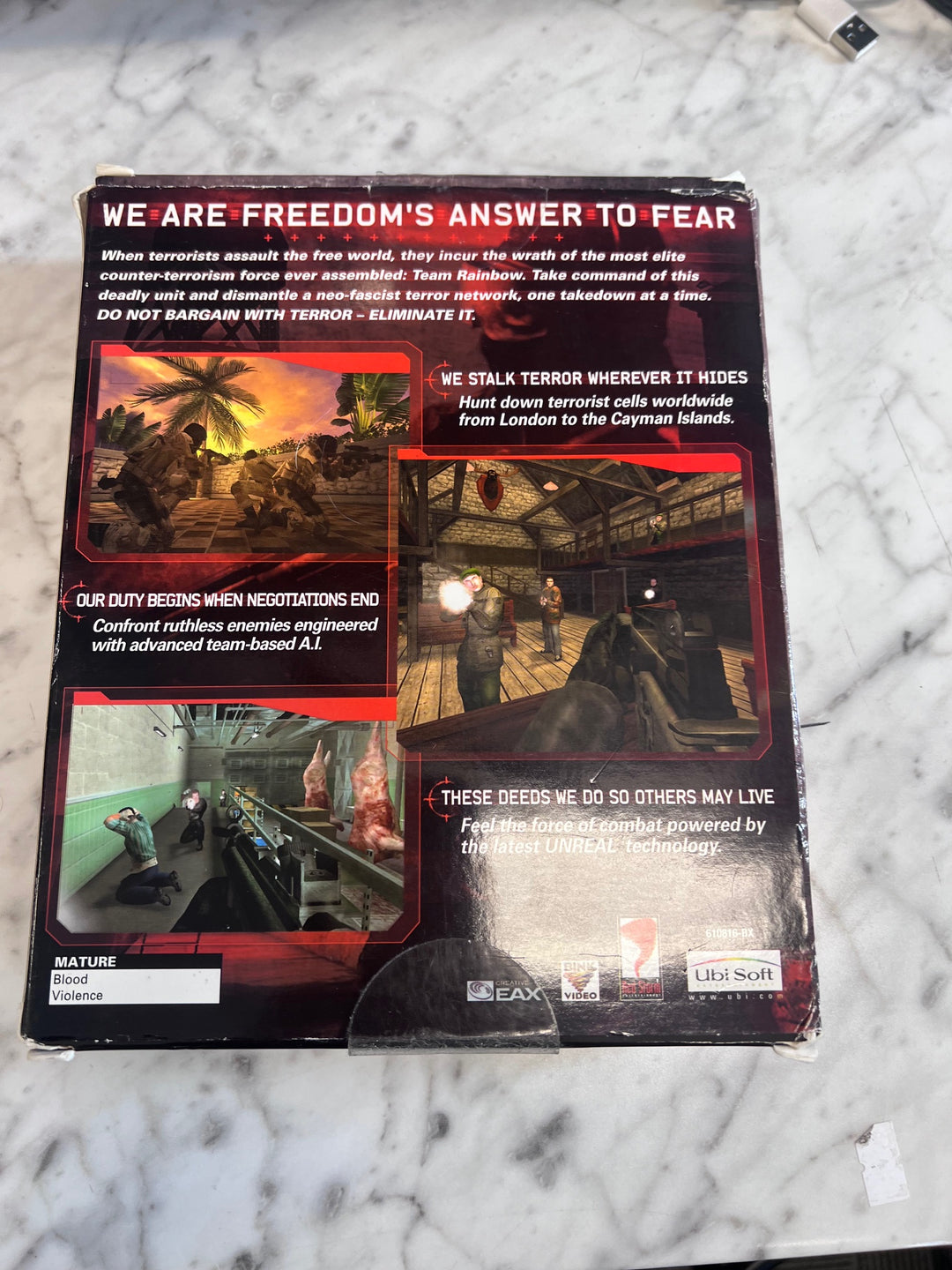 Rainbow Six Raven Shield Big Box PC CD-ROM PC121025