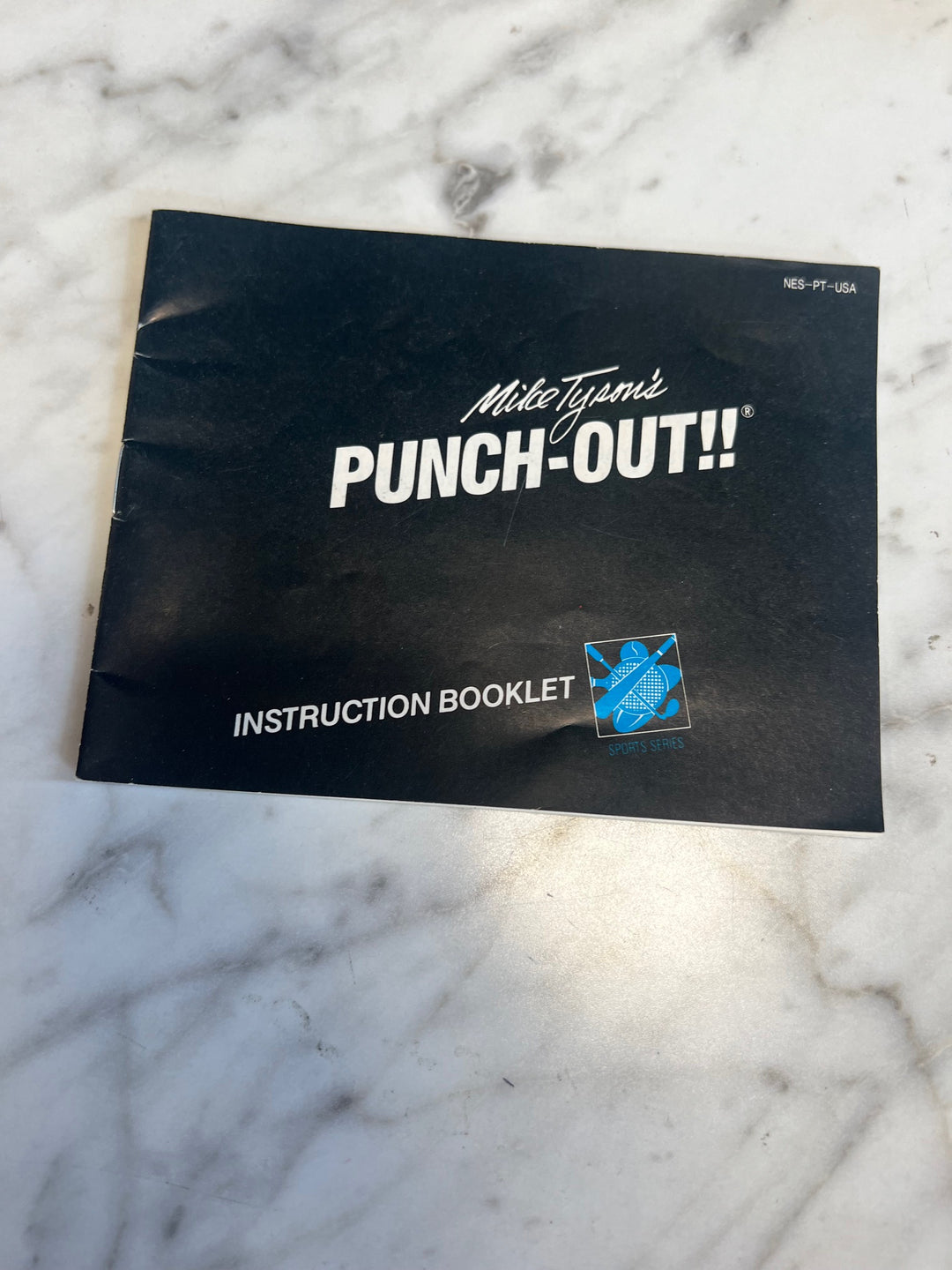 Mike Tyson's Punch-Out!! NES Original Nintendo MANUAL ONLY MO82625