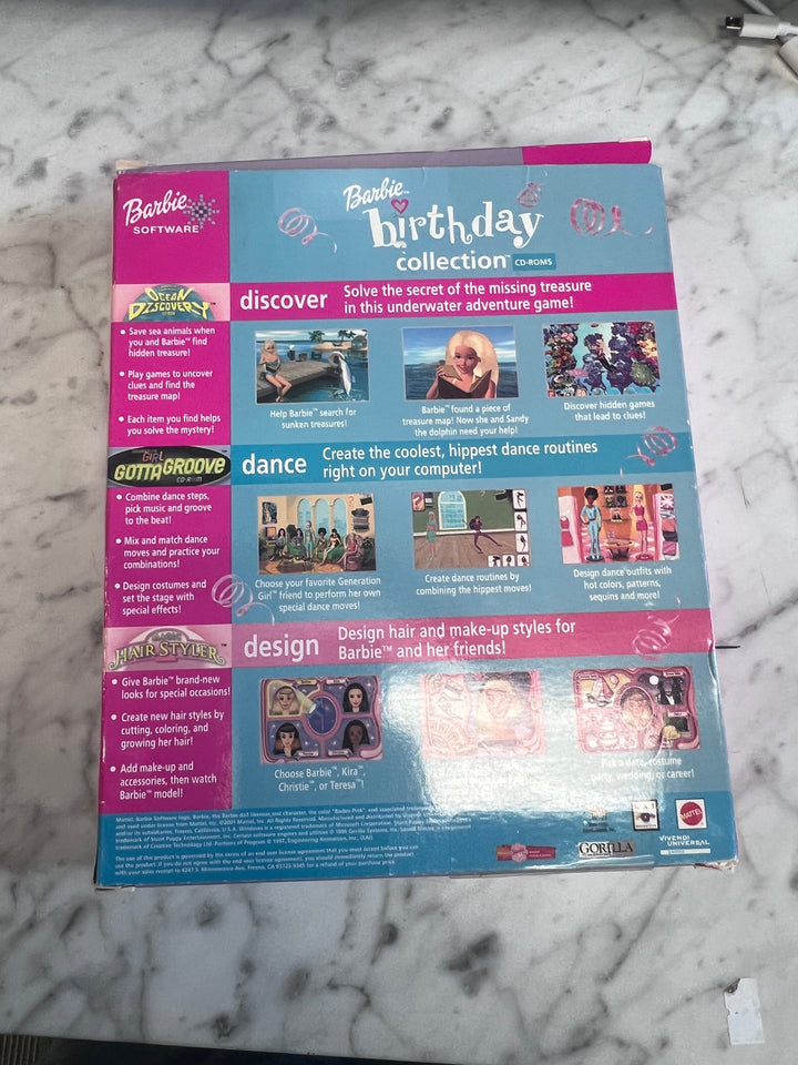 Barbie Birthday Collection Big Box PC CD-ROM PC121025
