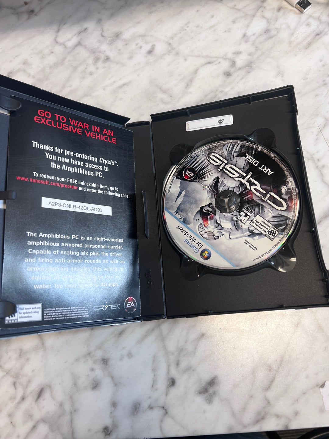 Crysis Pre Order Bonus (Art Disc) PC DVD-ROM PC121025