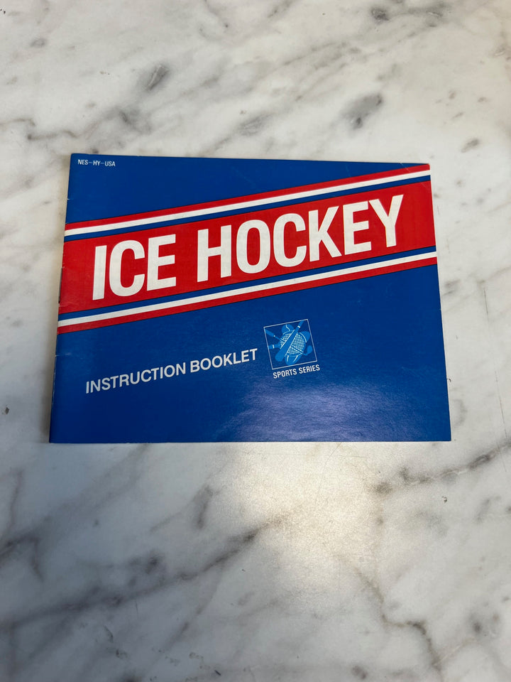 Ice Hockey NES Original Nintendo MANUAL ONLY MO82625
