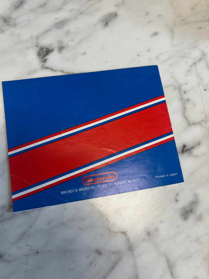 Ice Hockey NES Original Nintendo MANUAL ONLY MO82625