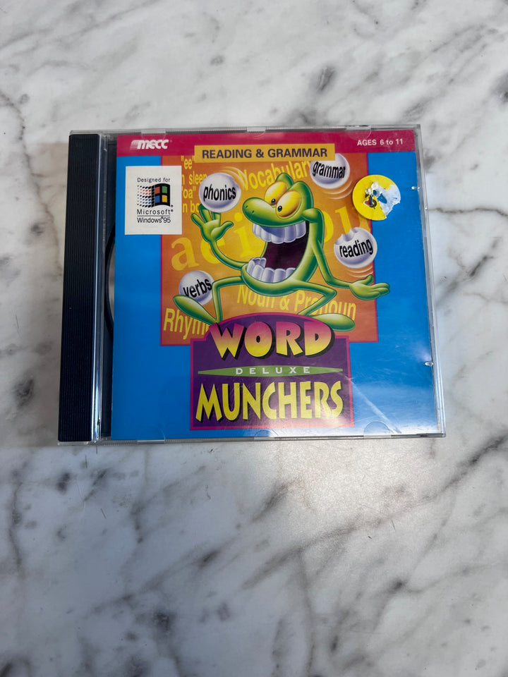 Word Munchers Deluxe PC CD-ROM in Jewel Case PC121025