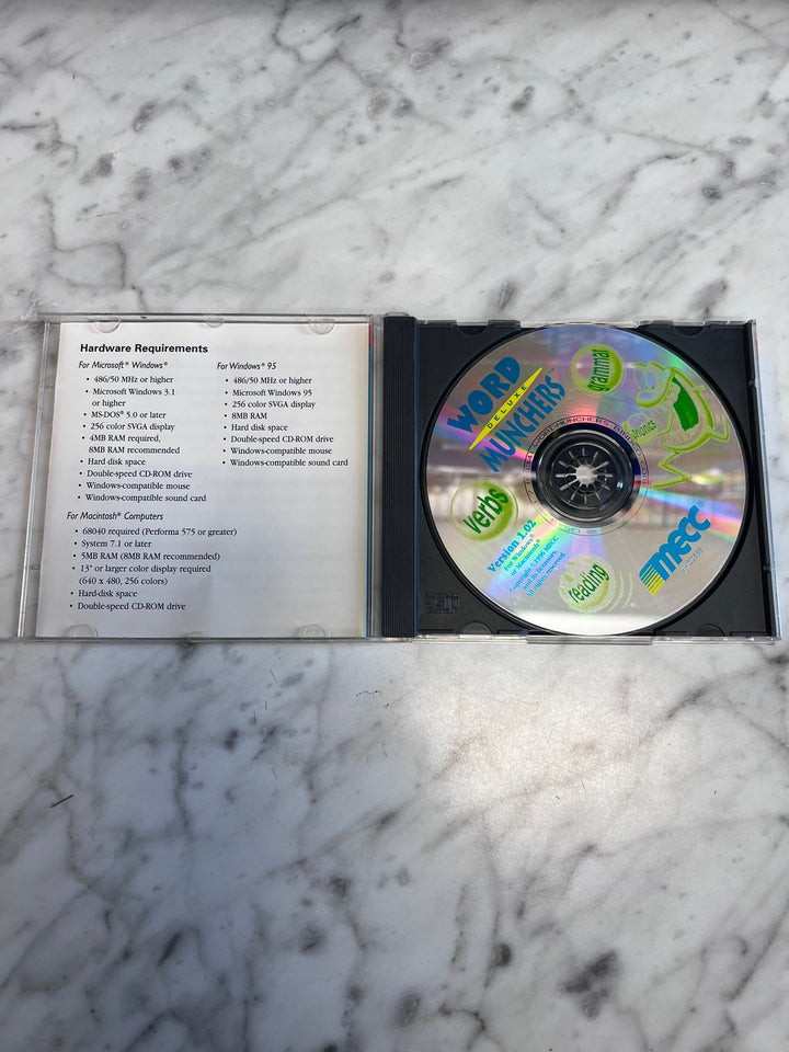 Word Munchers Deluxe PC CD-ROM in Jewel Case PC121025