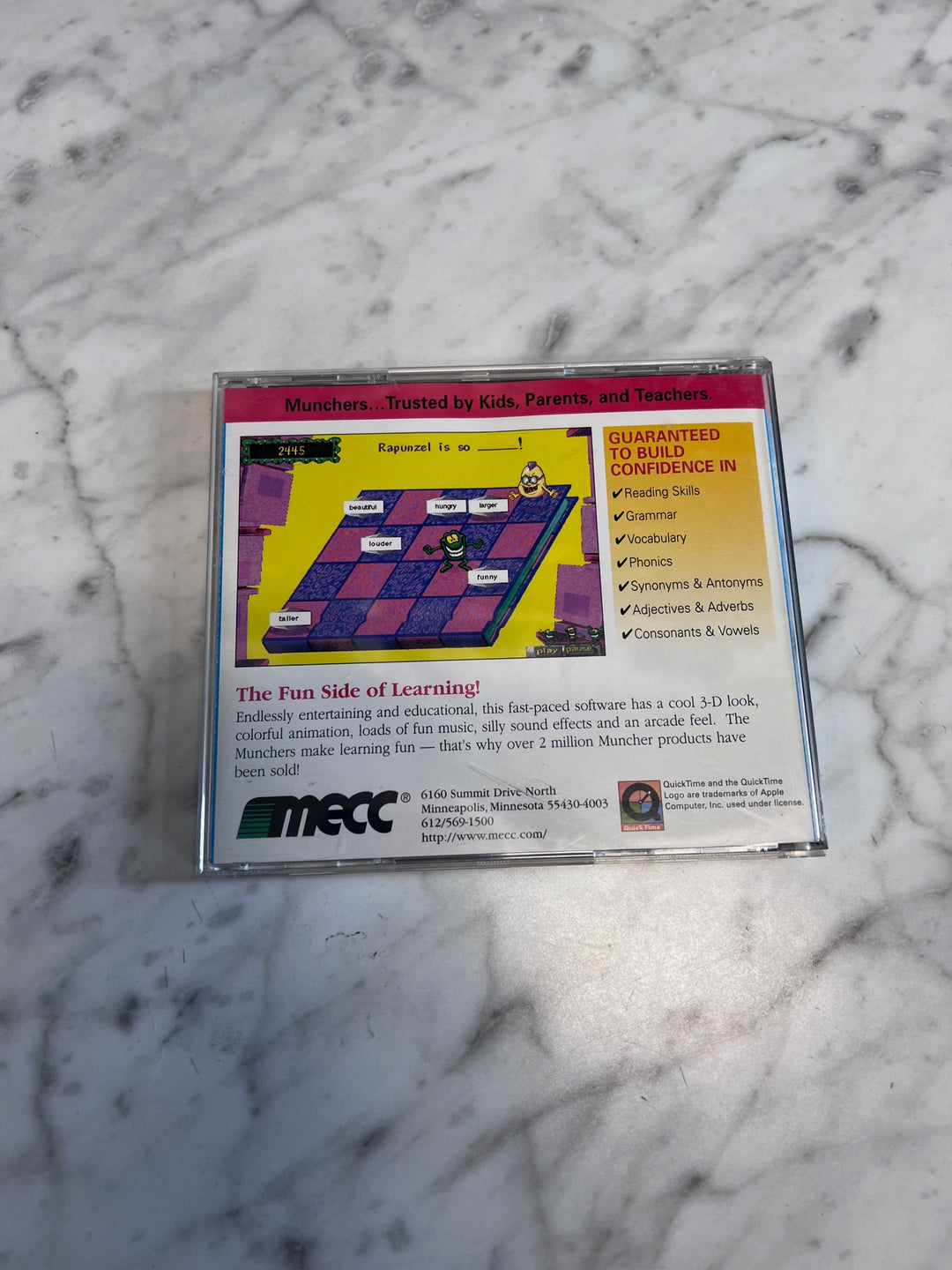 Word Munchers Deluxe PC CD-ROM in Jewel Case PC121025