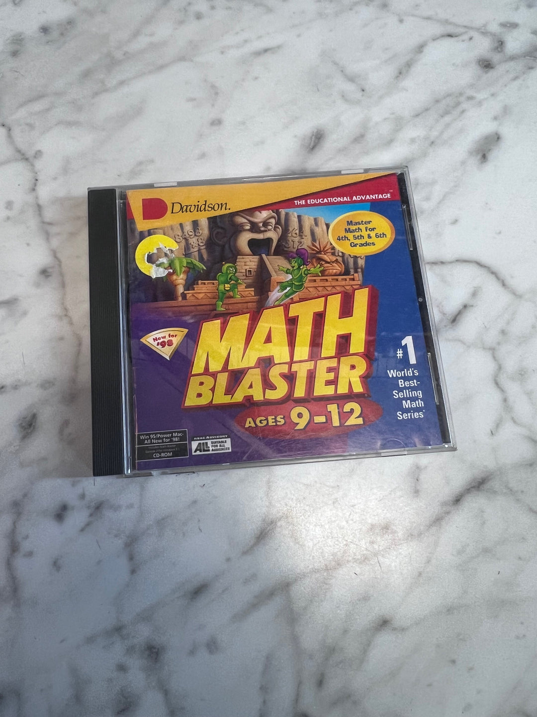 Math Blaster Ages 9-12 PC Mac CD-ROM in Jewel Case PC121025