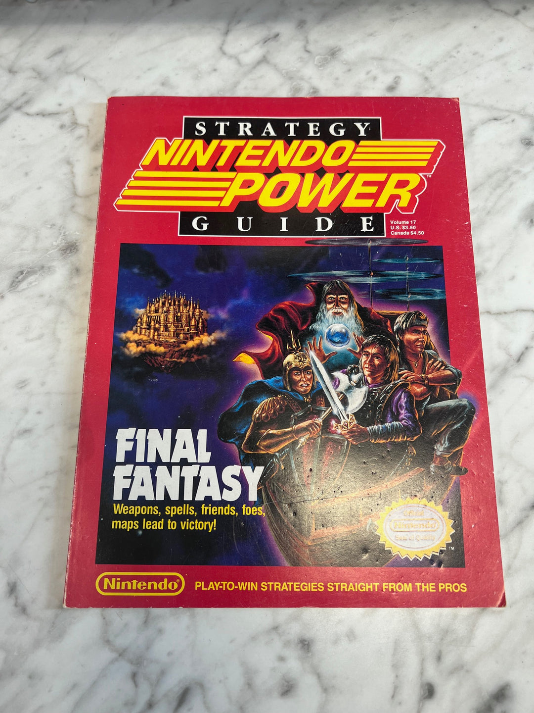 Nintendo Power Official Final Fantasy Strategy Guide Complete Loose Pages UM121025