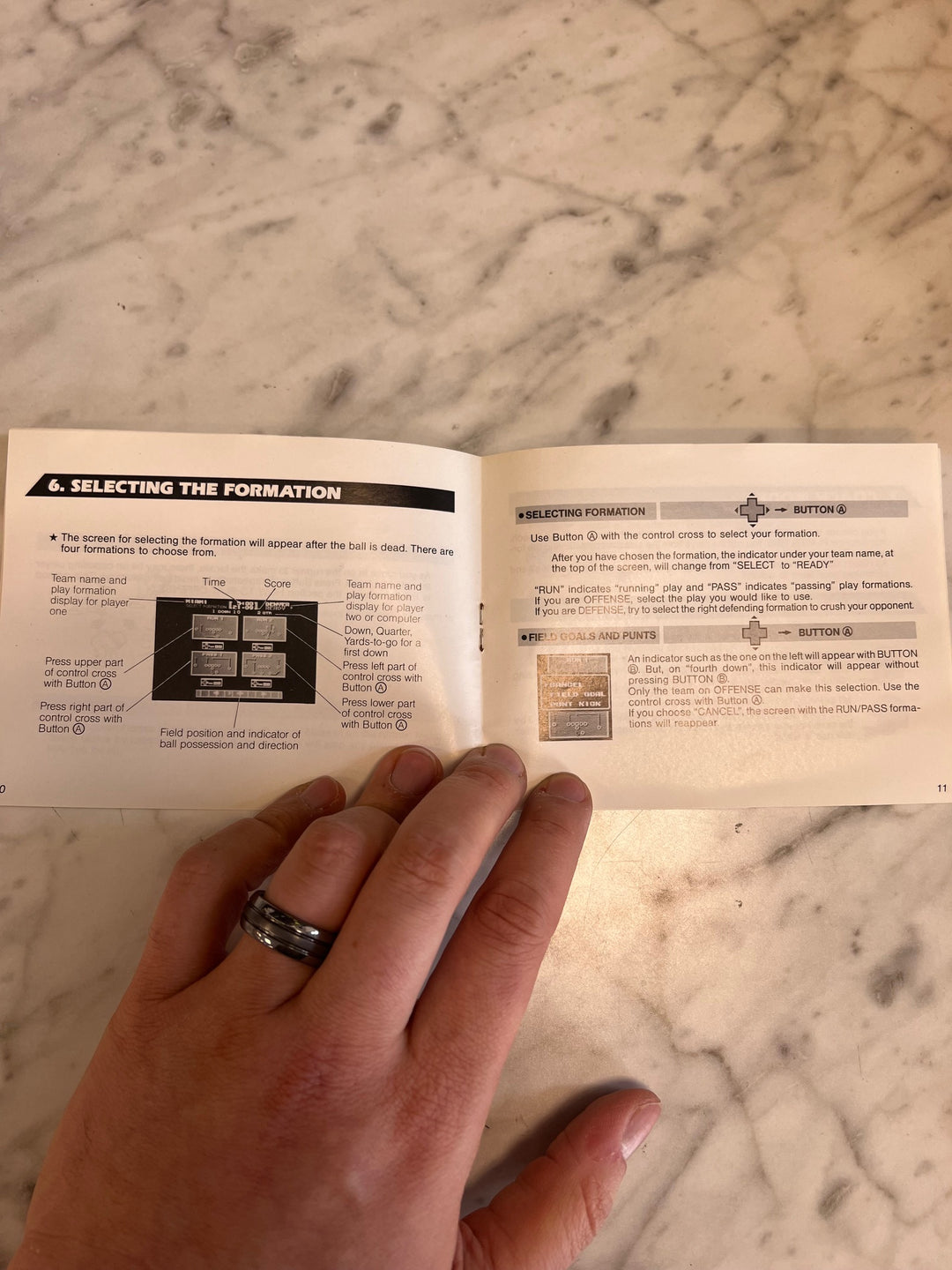 Tecmo Bowl NES Original Nintendo MANUAL ONLY MO82625