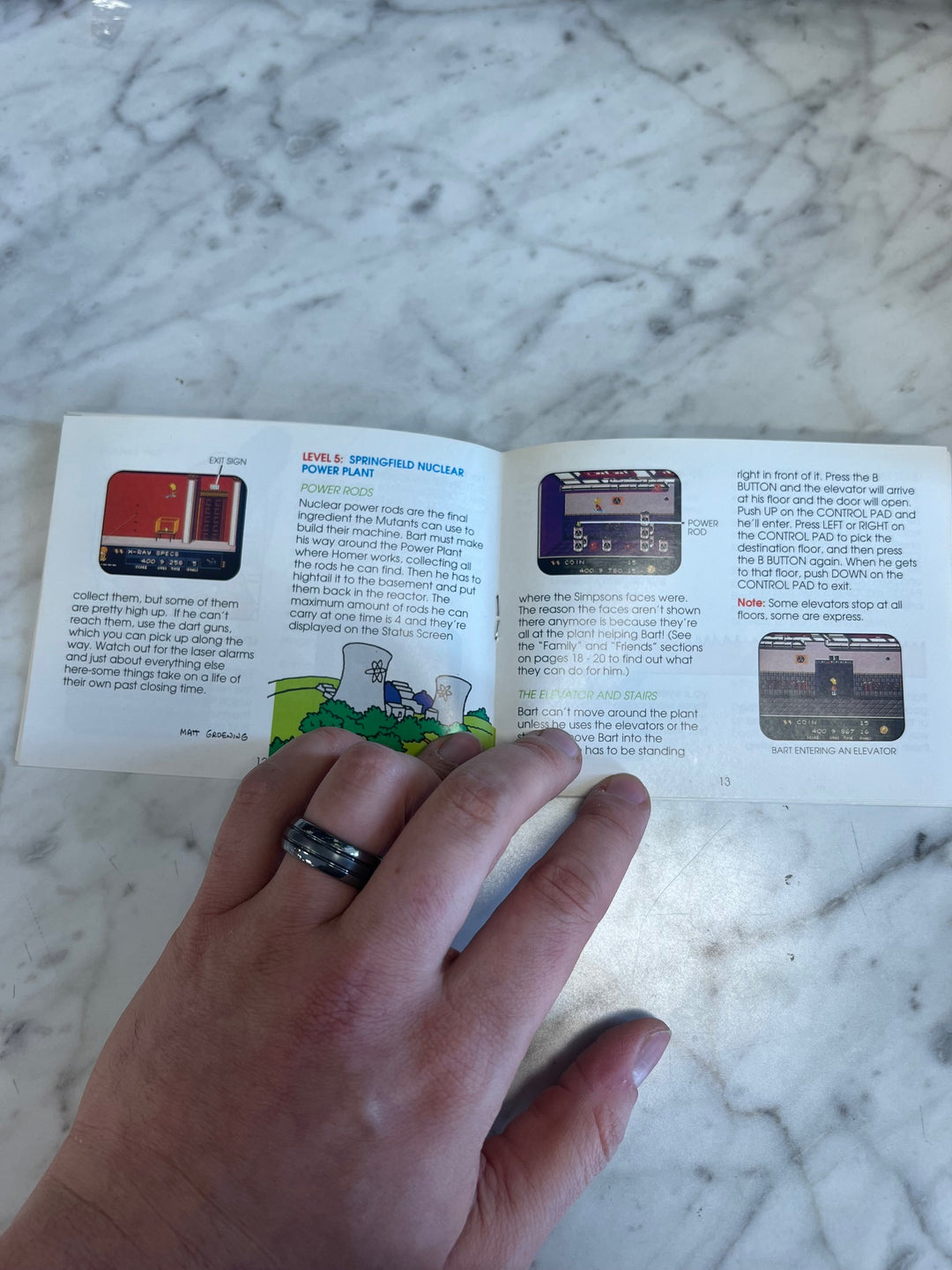 The Simpsons Bart Vs the Space Mutants NES Original Nintendo MANUAL ONLY MO82625