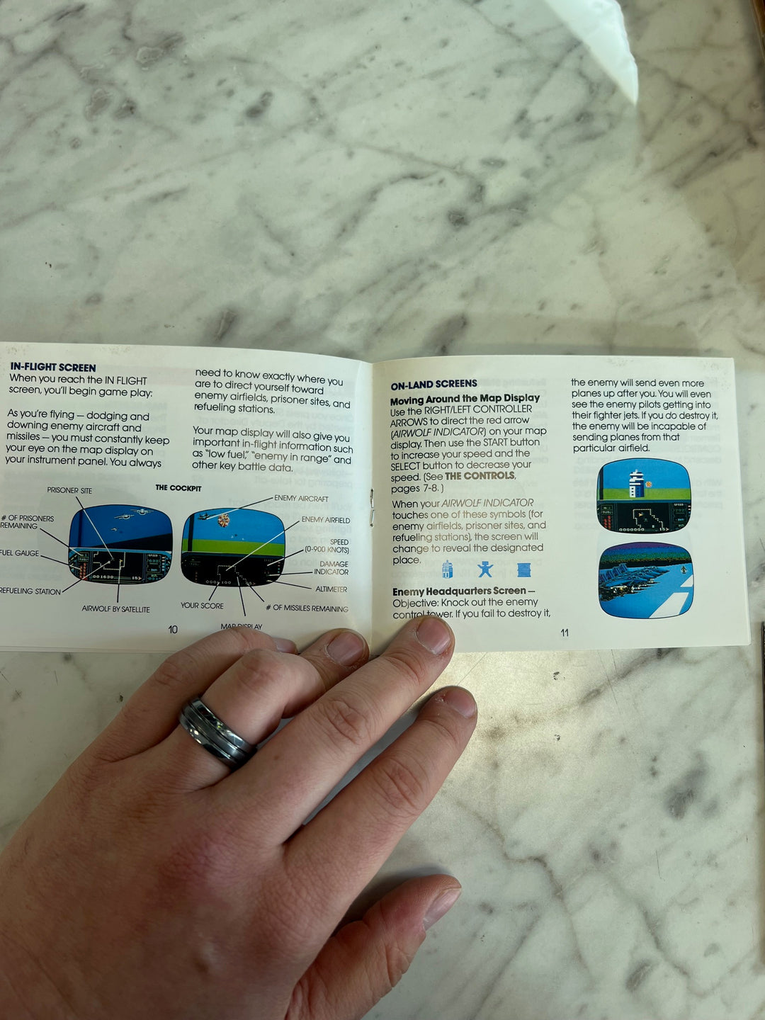 Airwolf NES Original Nintendo MANUAL ONLY MO82625