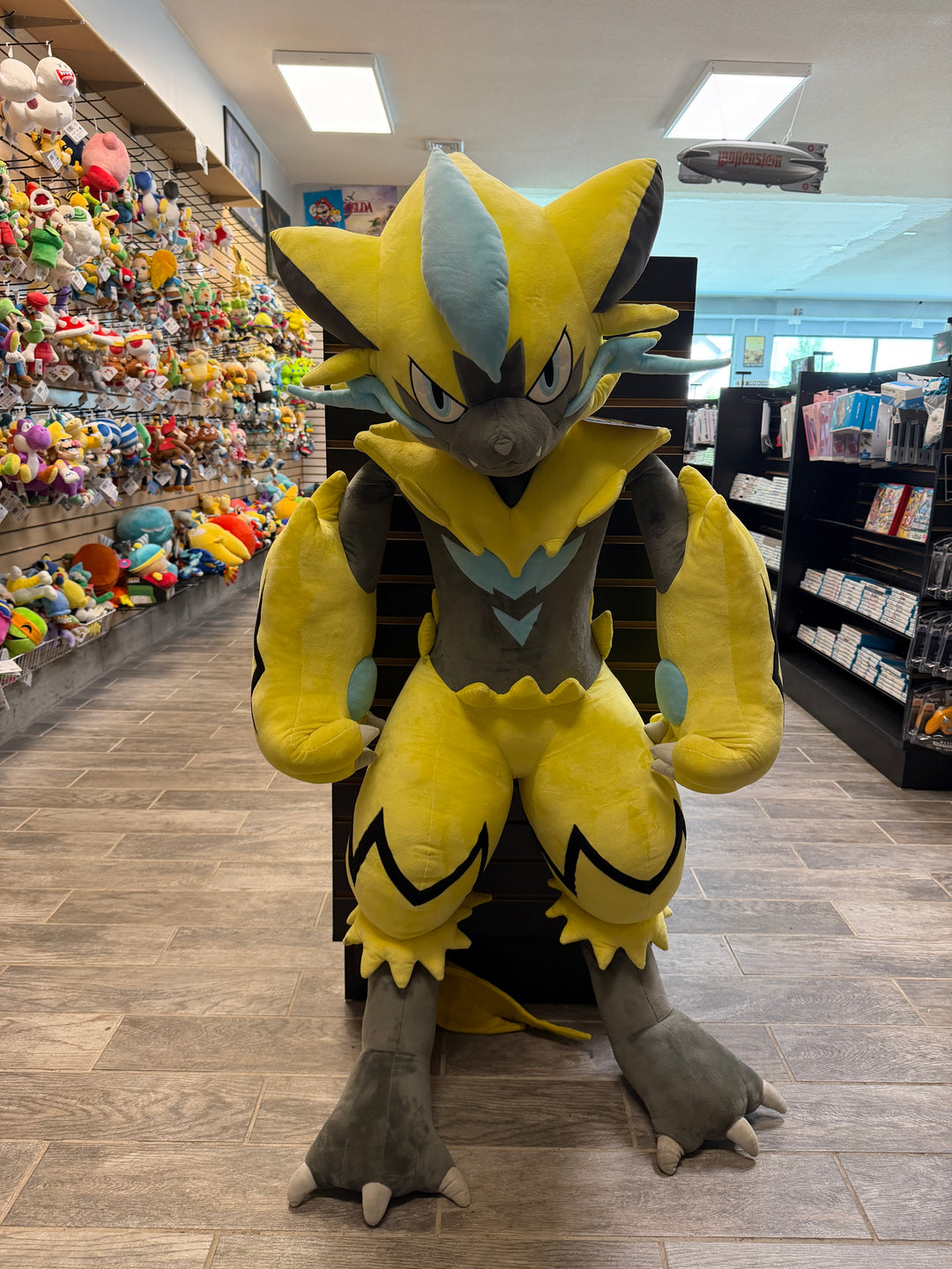 Pokemon Center Authentic Life Sized Zeraora Plush UT7126