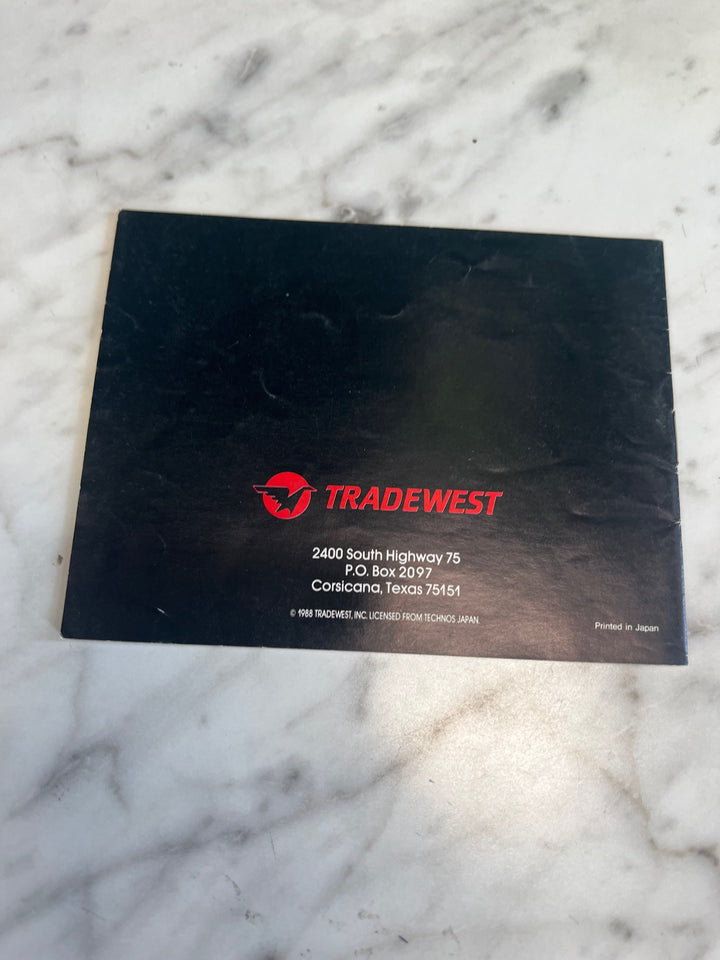 Double Dragon NES Original Nintendo MANUAL ONLY MO82625