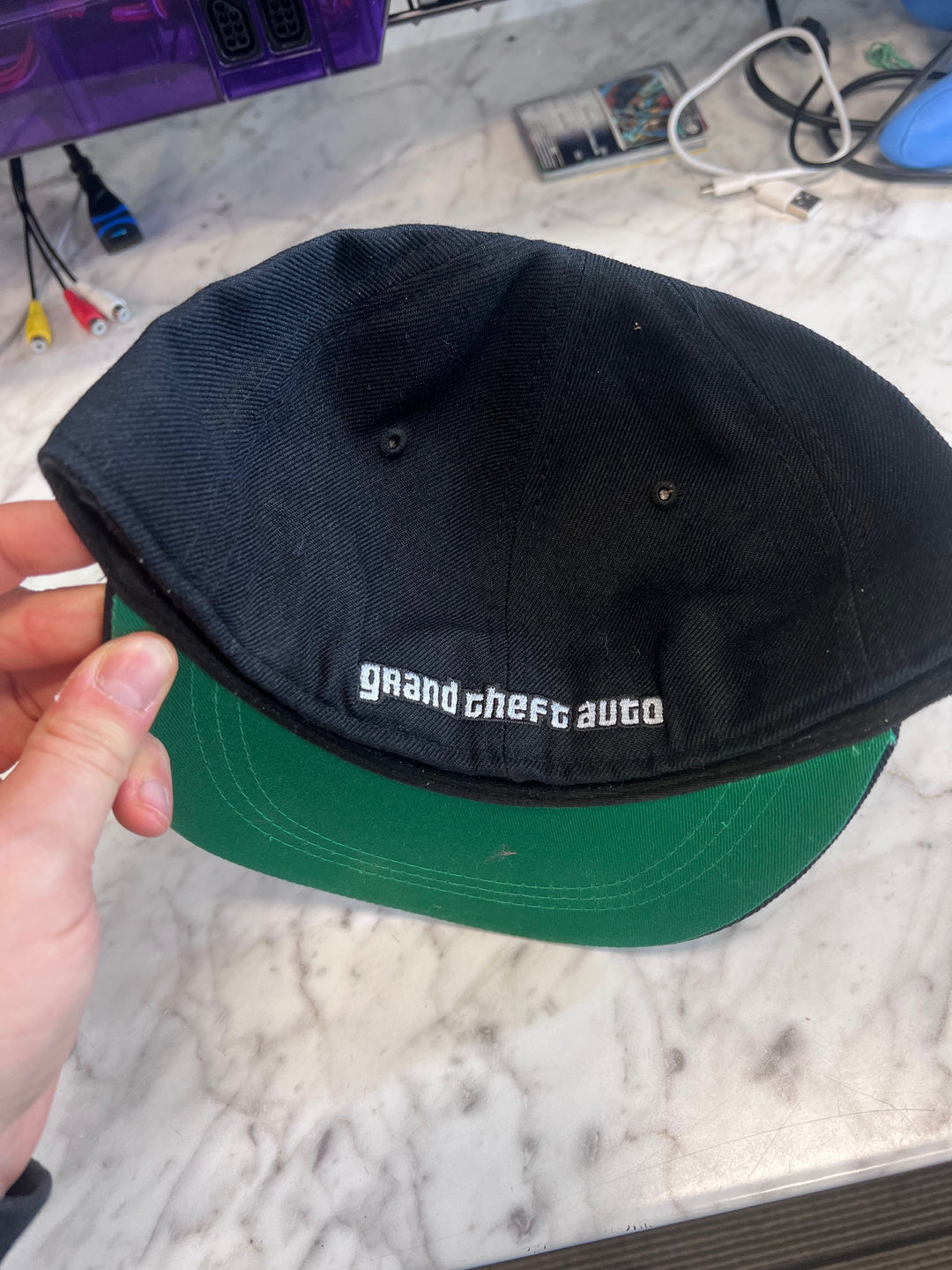 Official Promotional Used Grand Theft Auto San Andreas Flat Brim Hat Size 7 3/8 UA121025