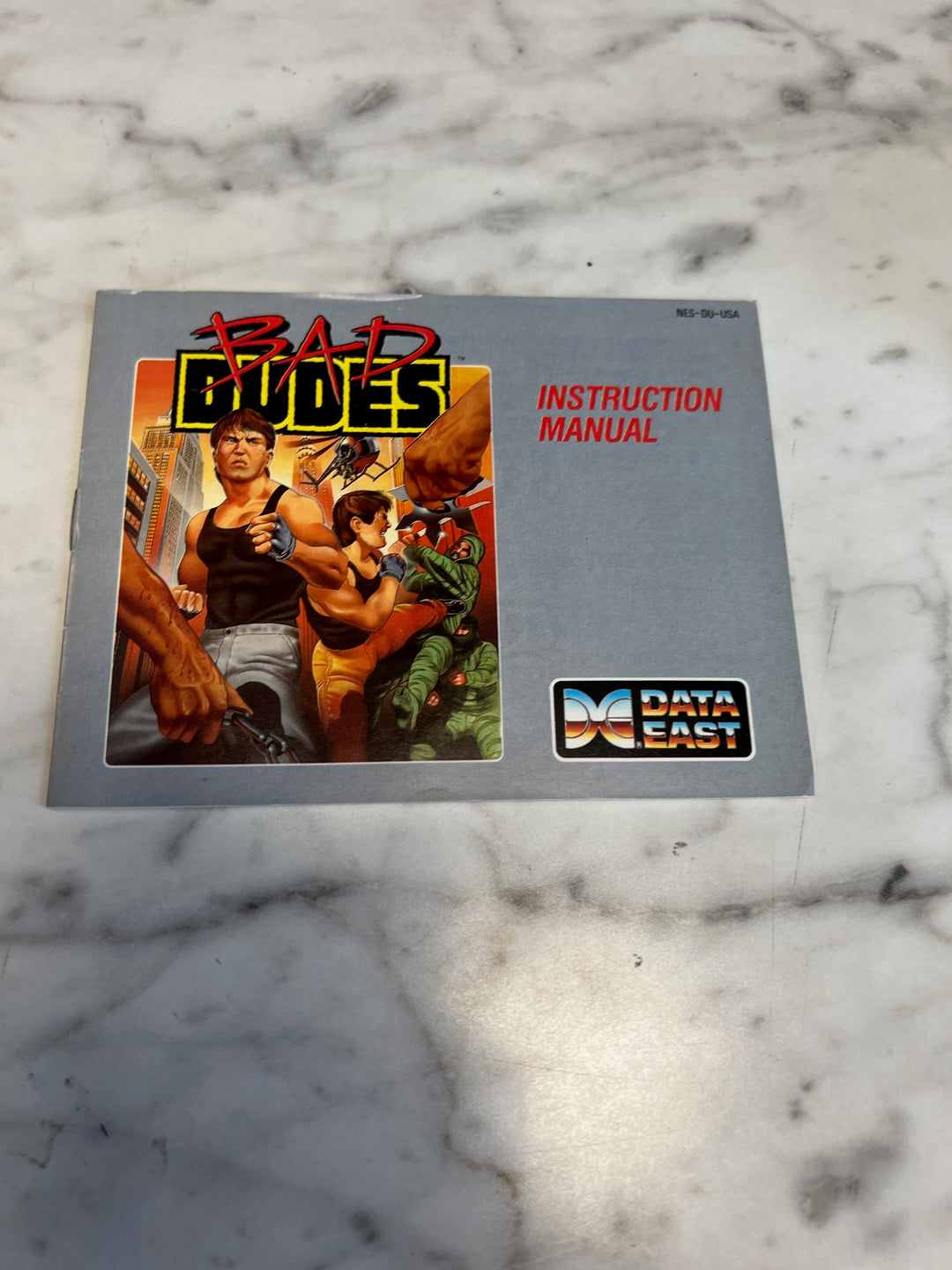 Bad Dudes NES Original Nintendo MANUAL ONLY MO82625