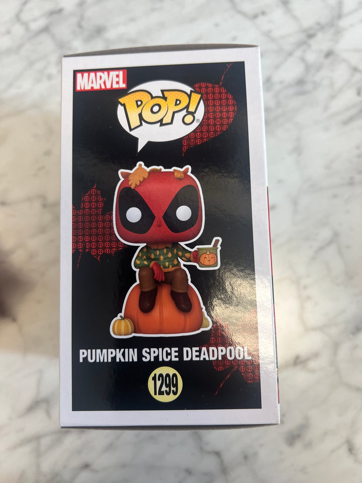 FUNKO POP! PUMPKIN SPICE DEADPOOL #1299 EXCLUSIVE GAMESTOP FN81324