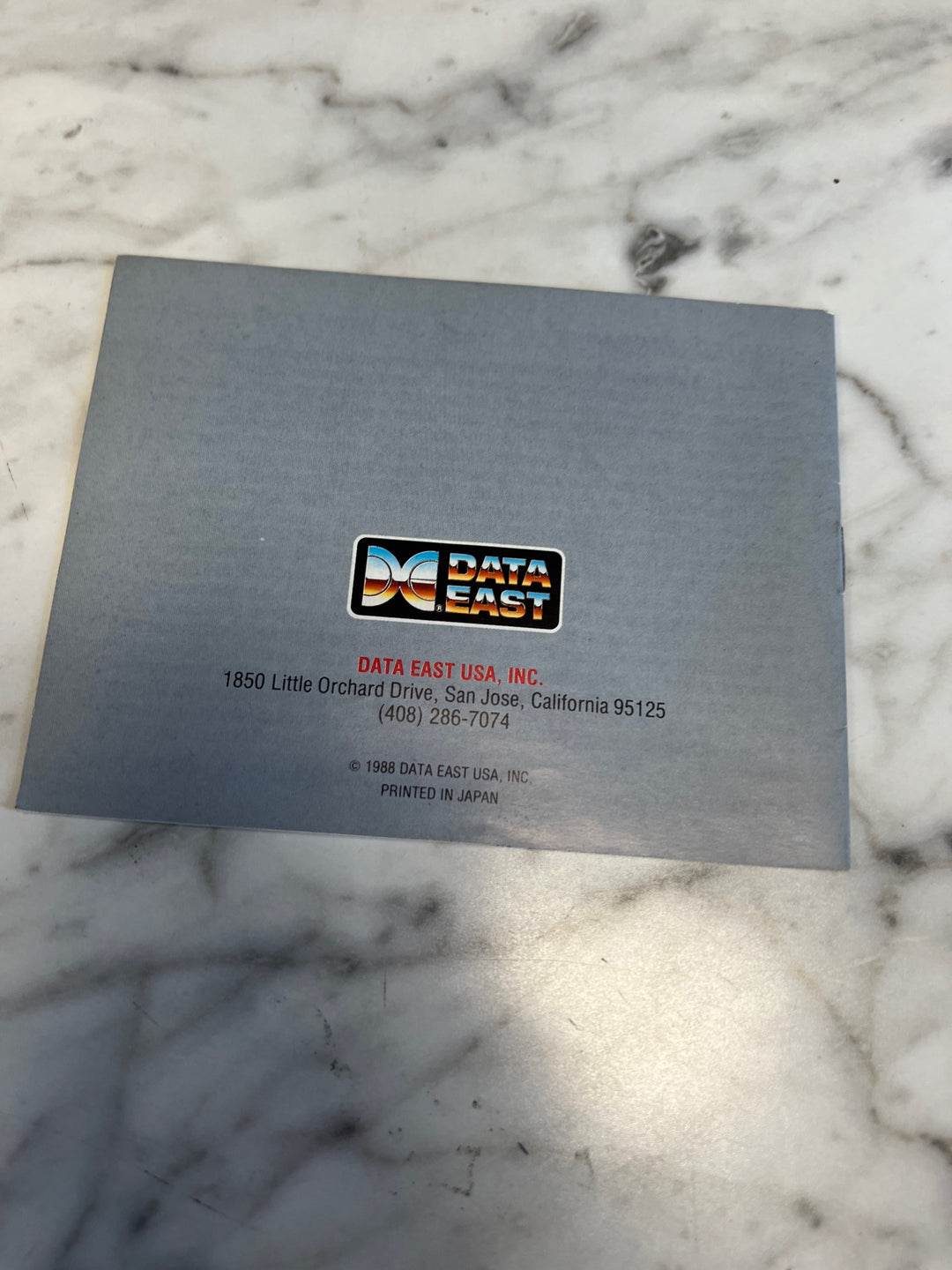 Bad Dudes NES Original Nintendo MANUAL ONLY MO82625