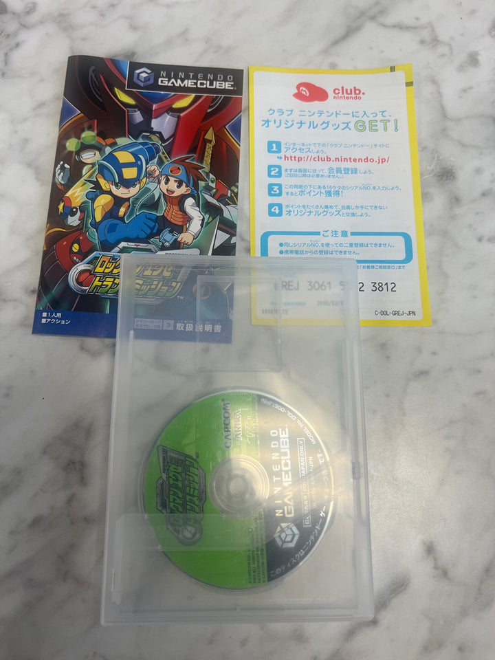 Japanese Rockman EXE Transmission Nintendo Gamecube CIB