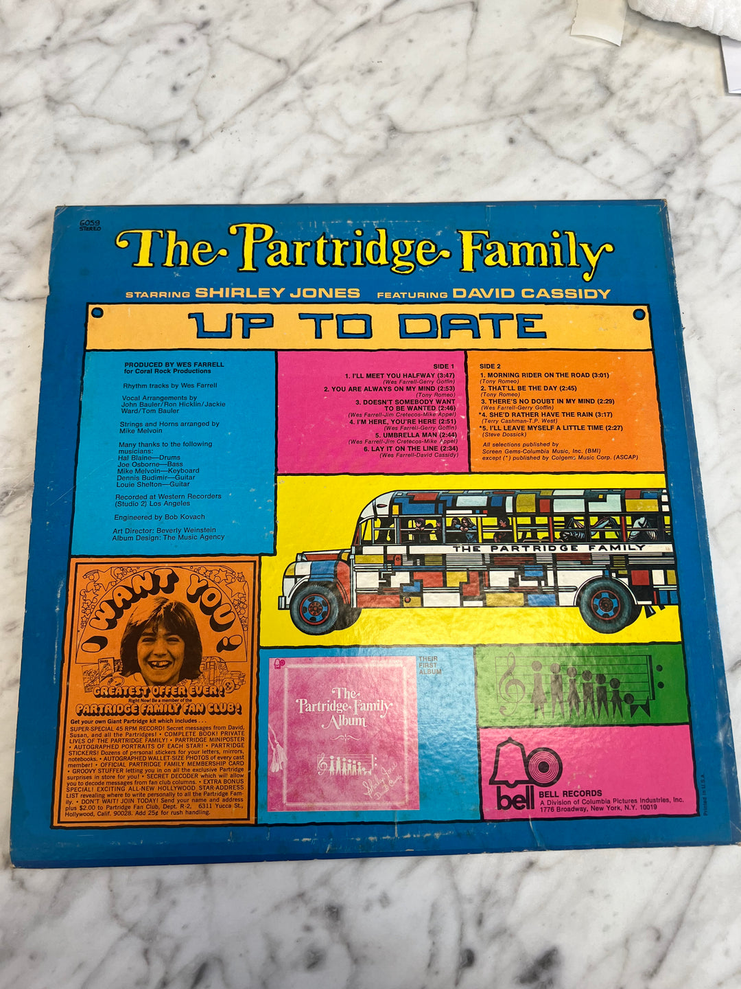Partridge Family, The - Up to Date Shirley Johns Vinyl Record 6059SABW