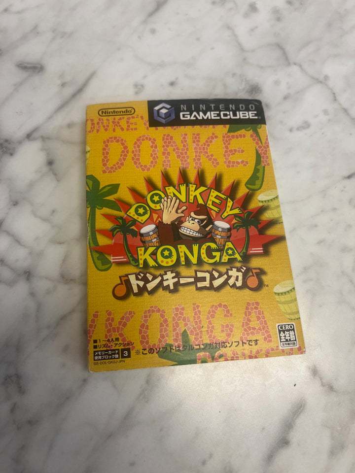 Donkey Konga Japanese Nintendo Gamecube CIB US Seller