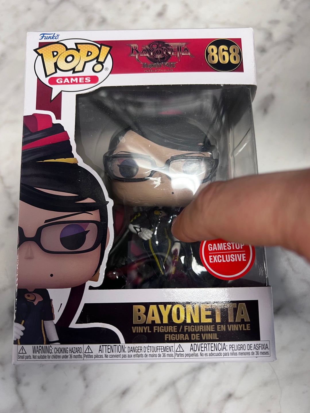 Funko Pop! Games Bayonetta #868 Squished Front Plastic   FP121025