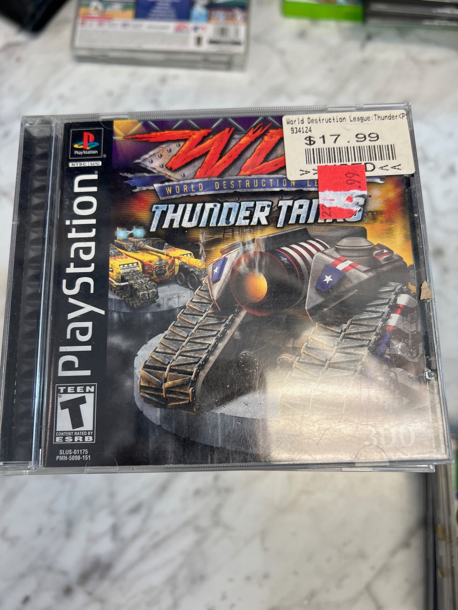 WDL World Destruction League: Thunder Tanks - PS1 D53025 – Core Gaming