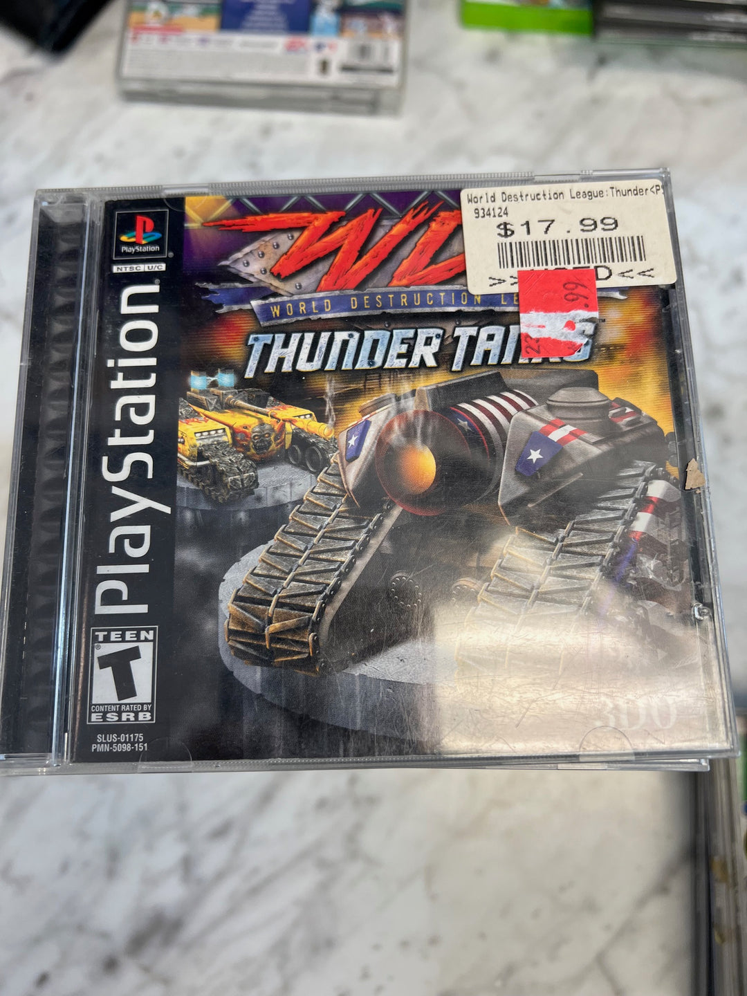 WDL World Destruction League: Thunder Tanks - PS1 D53025