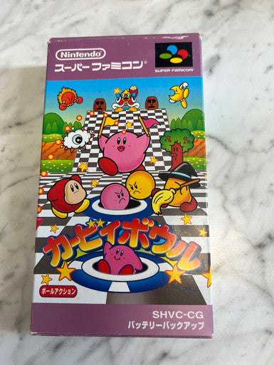 Kirby Bowl Super Famicom SFC US Seller Japanese