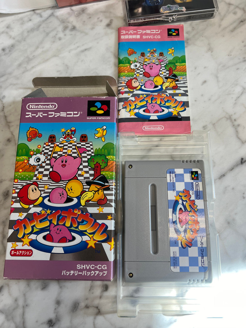 Kirby Bowl Super Famicom SFC US Seller Japanese