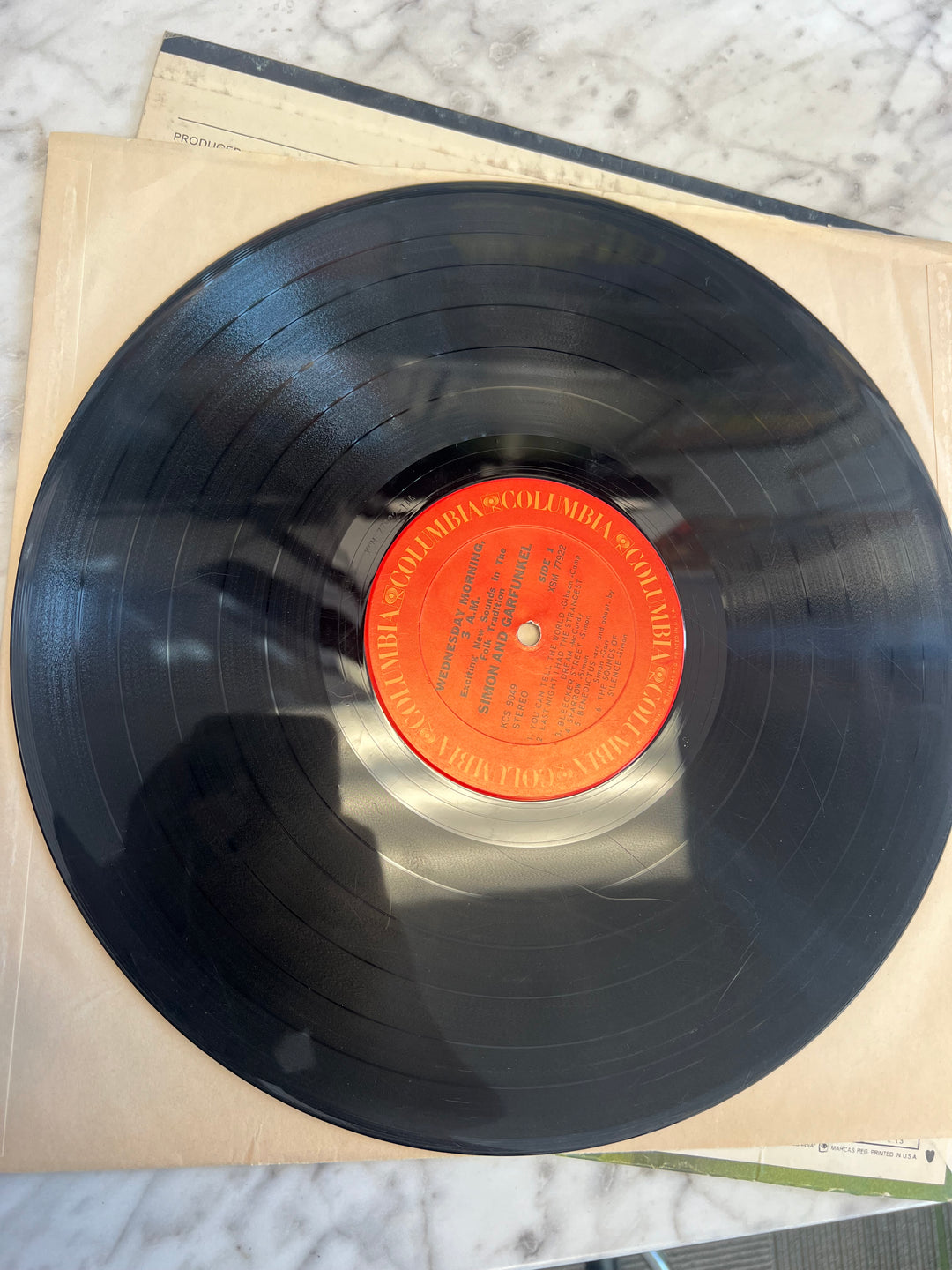 Simon and Garfunkel - Wednesday Morning 3 A.M. Vinyl Record KCS9049