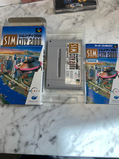 Sim City 2000 Super Famicom SFC CIB Complete US Seller Used