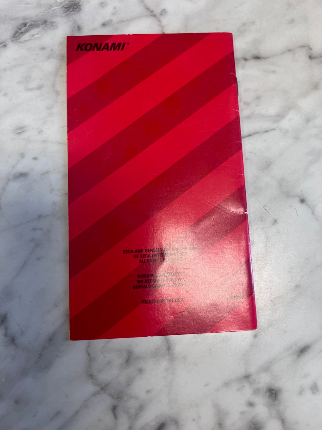 Lethal Enforcers Sega Genesis MANUAL ONLY MO82625