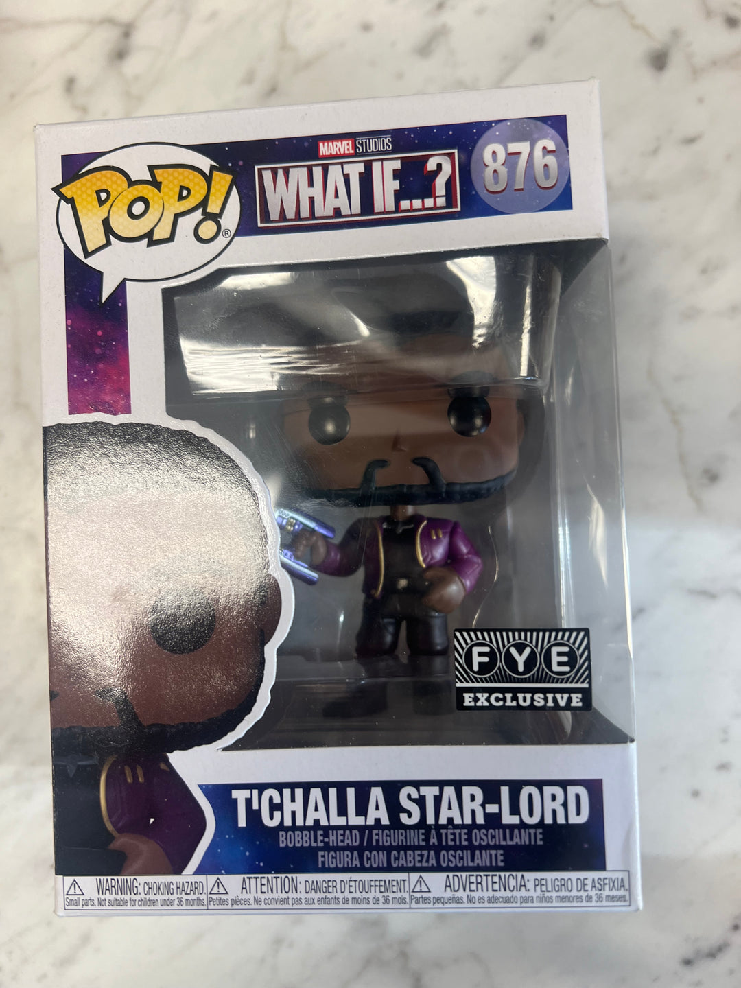 Funko Pop What If...? T'Challa Star-Lord #876 FYE Exclusive FP111124