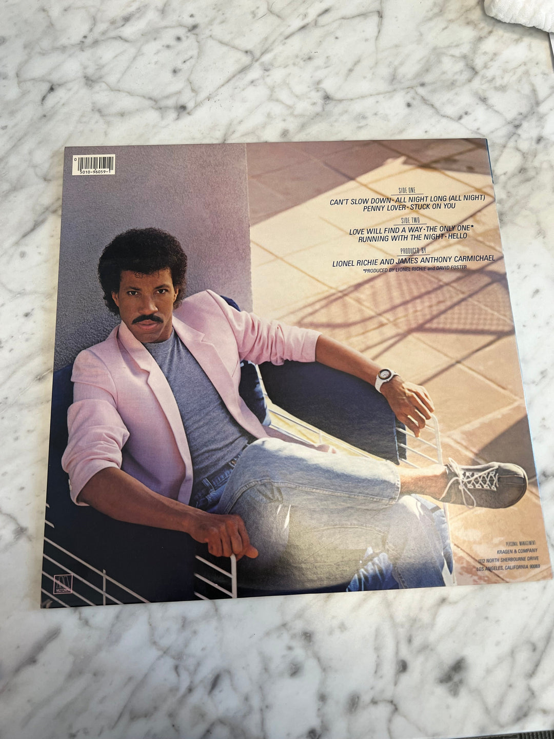 Lionel Richie - Can't Slow Down Vinyl Record 6059MLB15