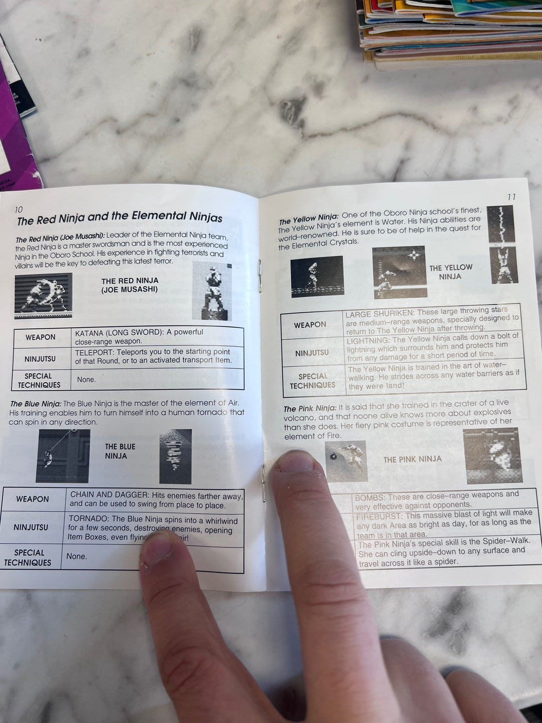 Shinobi II The Silent Fury Sega Game Gear MANUAL ONLY MO82625