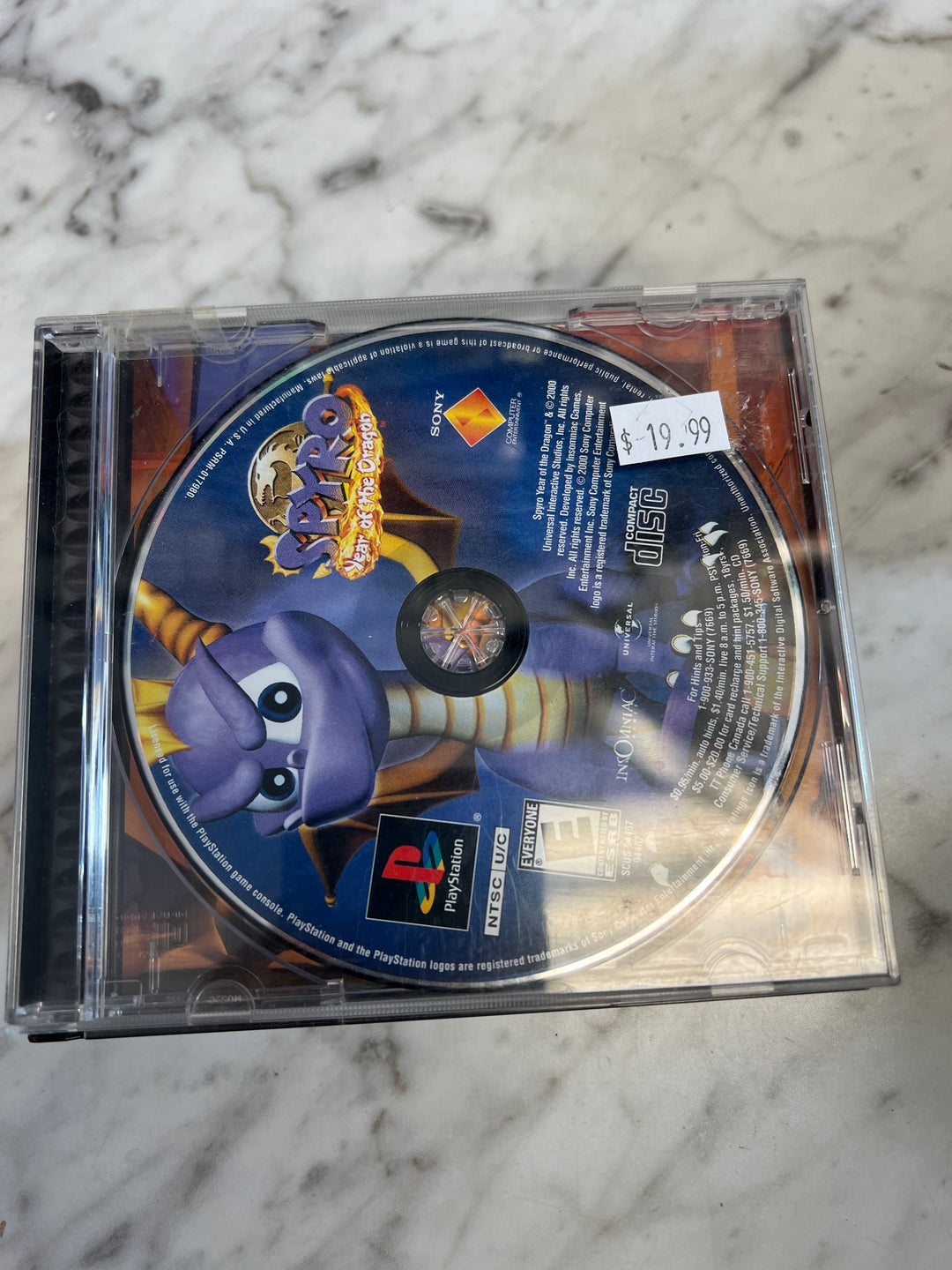 Spyro Year of the Dragon - PS1 D53025